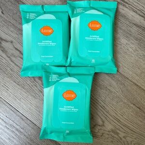 Lumē Cool Cucumber Deodorant Wipes - Pack of 3